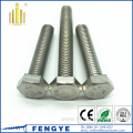 stainless steel hex a2-70 bolt standard size